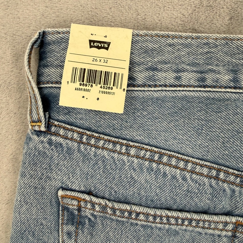 Levis Premium Ribcage Wide Leg Super High Rise Jeans Light Wash Women's 26x32 - Picture 15 of 16